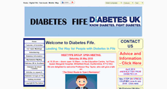 Desktop Screenshot of diabetes-fife.org.uk